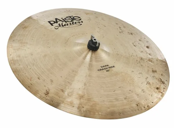 Paiste 20" Masters Dark Crash Ride vooraanzicht
