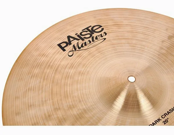 Paiste 20" Masters Dark Crash detail 4