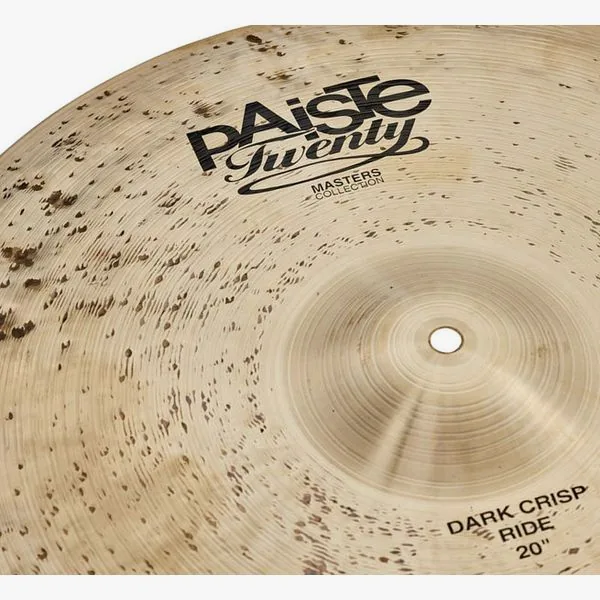 Paiste 20" Masters Dark Crisp Ride detail 4