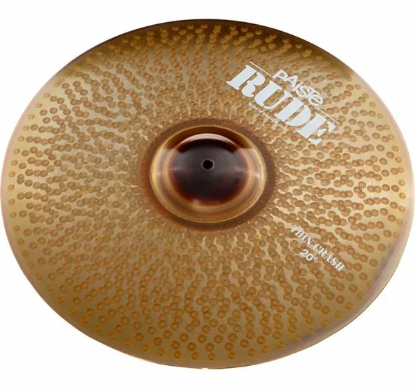 Paiste 20" Rude Thin Crash vooraanzicht