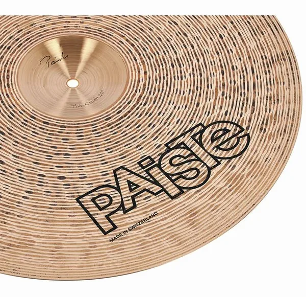 Paiste 20" Traditional Thin Crash detail 4