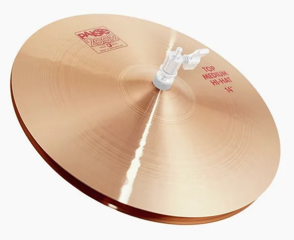 Paiste 2002 Classic 14" Medium Hi-Hat vooraanzicht