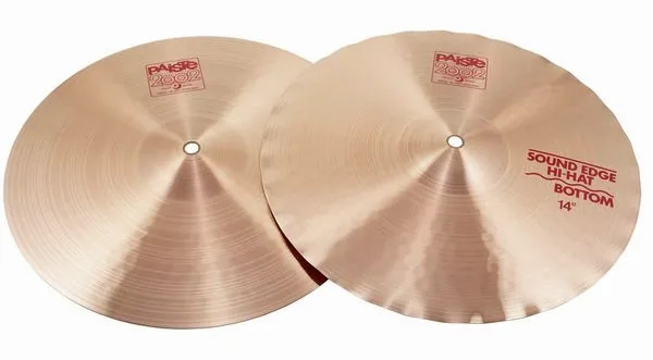 Paiste 2002 Classic 14" Sound Edge HH vooraanzicht