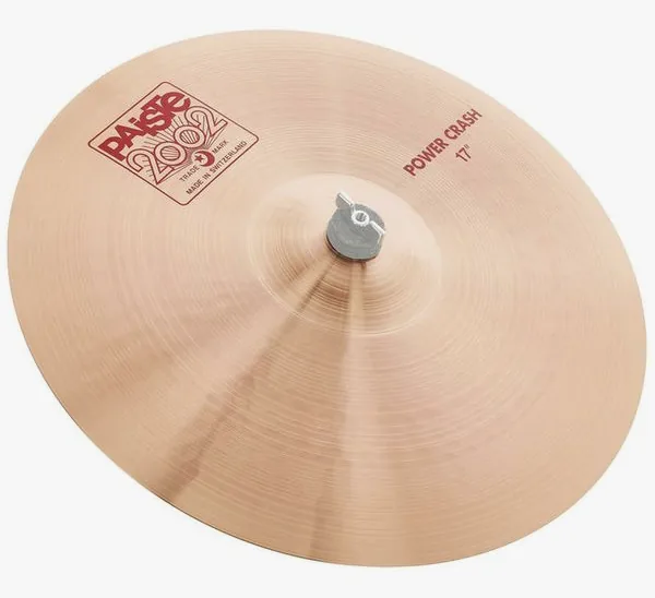 Paiste 2002 Classic 17" Power Crash vooraanzicht