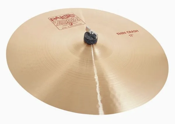 Paiste 2002 Classic 17" Thin Crash vooraanzicht