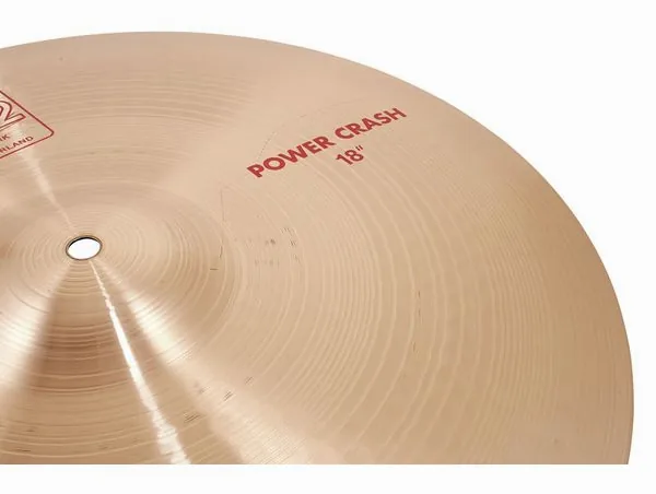 Paiste 2002 Classic 18" Power Crash detail 4