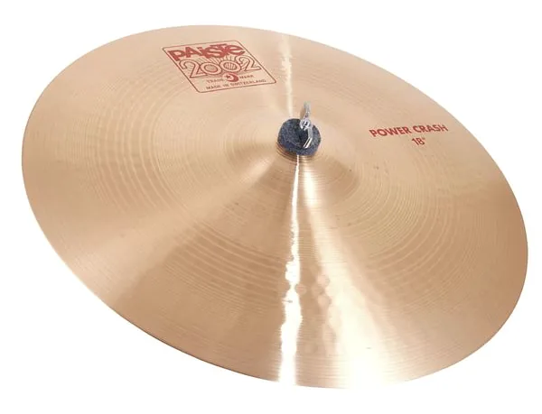Paiste 2002 Classic 18" Power Crash vooraanzicht