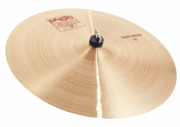 Paiste 2002 Classic 18" Thin Crash vooraanzicht