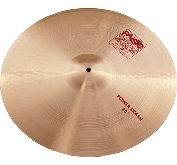 Paiste 2002 Classic 20" Power Crash vooraanzicht