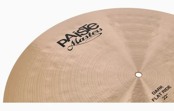 Paiste 22" Masters Dark Flatride detail 4