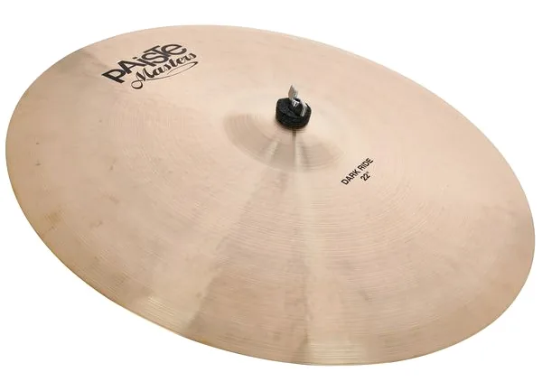 Paiste 22" Masters Dark Ride vooraanzicht