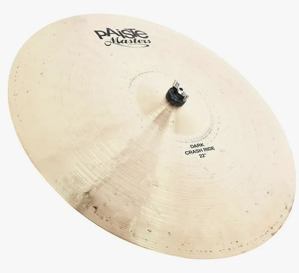 Paiste 22" Masters Dark Crash/Ride vooraanzicht