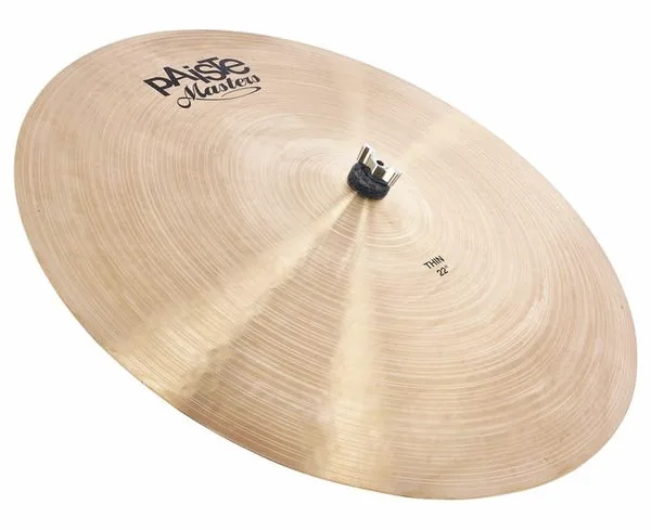 Paiste 22" Masters Thin Ride vooraanzicht