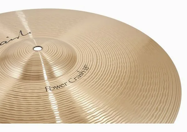 Paiste 18" Signature Power Crash detail 3