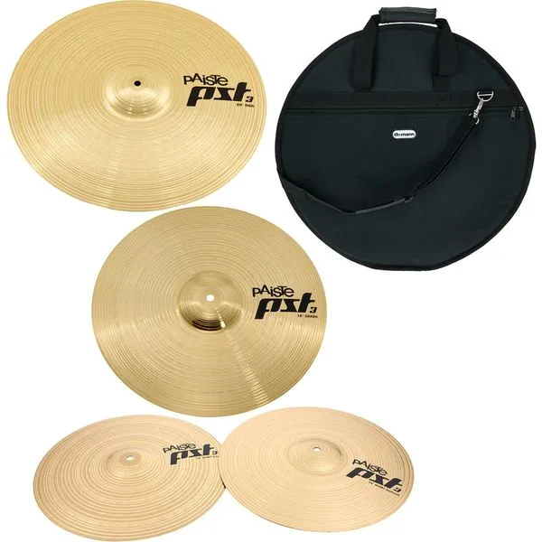 Paiste PST3 Cymbal Set Economy Bag vooraanzicht
