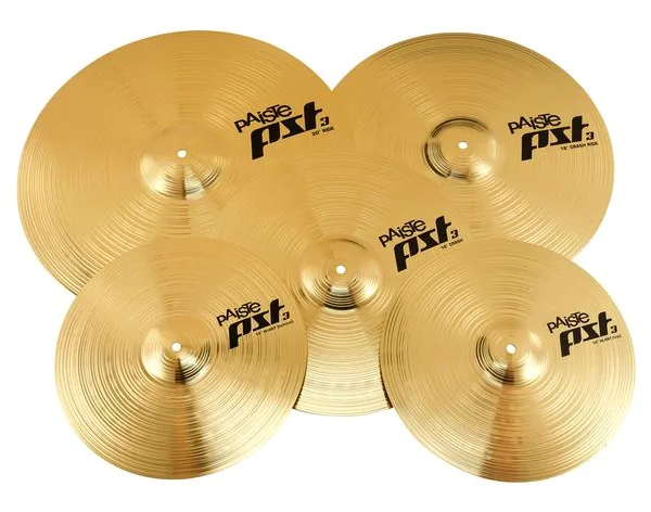 Paiste PST3 Universal Set + 16" Crash vooraanzicht