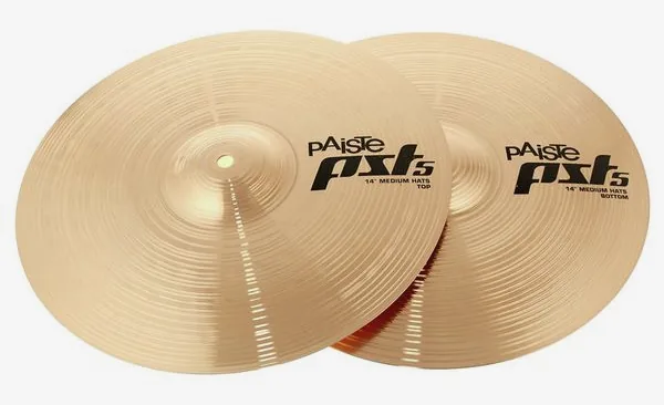 Paiste PST5 14" Medium Hi-Hat '14 detail 2