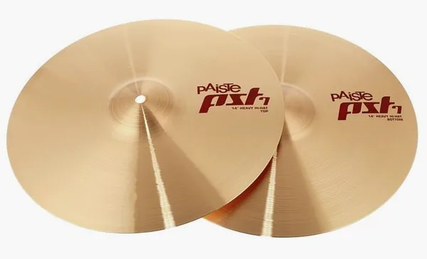 Paiste PST7 14" Heavy Hi-Hat detail 2