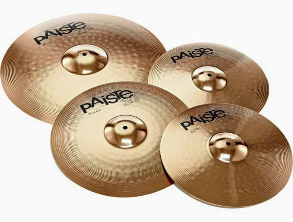 Paiste 201 bekkenset vooraanzicht