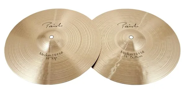 Paiste 14" Signature Medium Hi-Hat vooraanzicht
