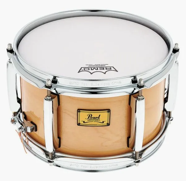 Pearl 10"x6" Piccolo Wooden Snare vooraanzicht