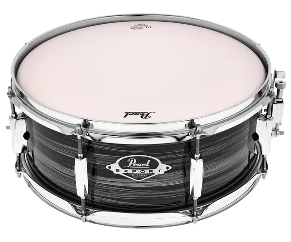Pearl 14"x5.5" Export SD G. Silver vooraanzicht