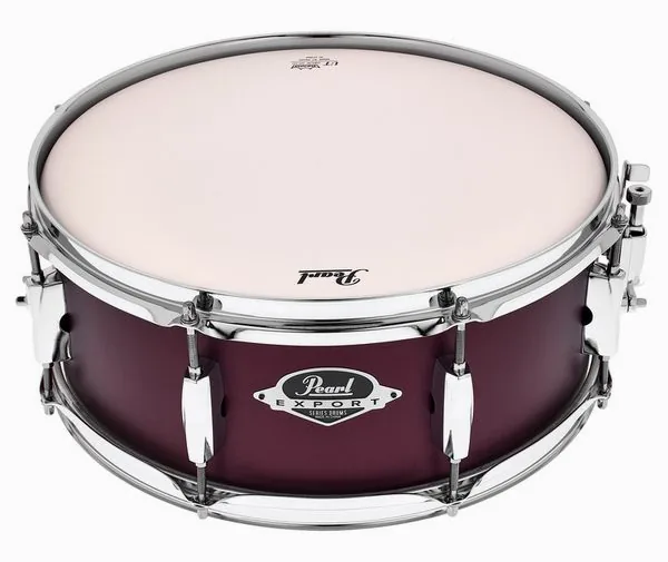 Pearl 14"x5.5" Export SD Sat.Scarlet vooraanzicht