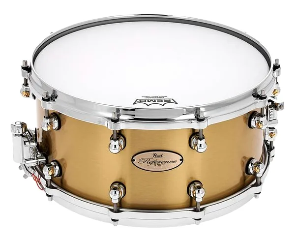 Pearl 14"x6,5" Reference One Brass vooraanzicht