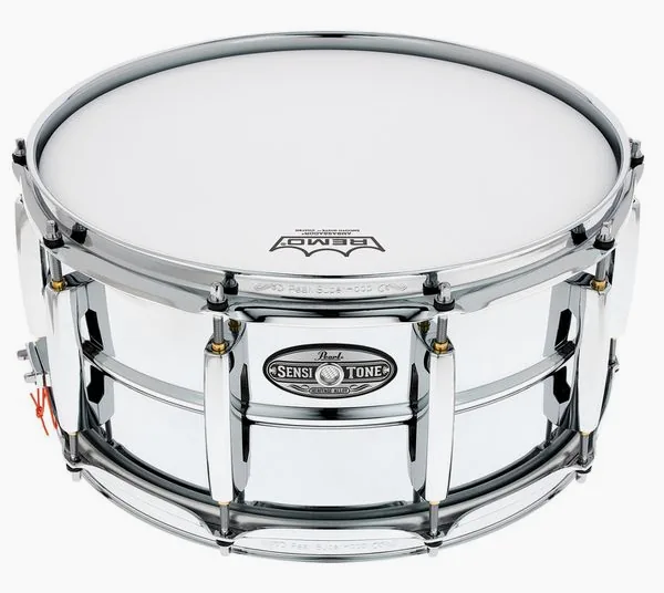 Pearl 14"x6,5" Sensitone Steel vooraanzicht