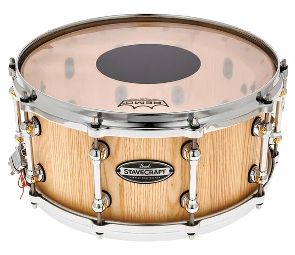 Pearl 14"x6,5" StaveCraft Ashwood detail 2