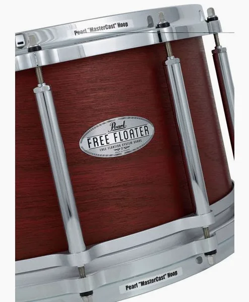 Pearl 14"x08" Free Floating Snare detail 4