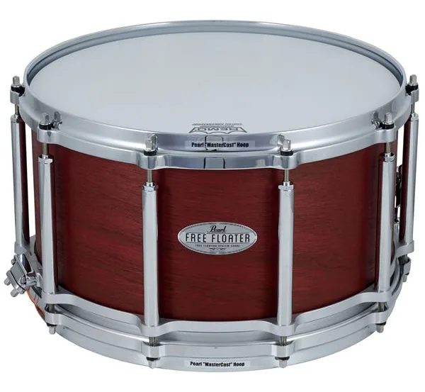 Pearl 14"x08" Free Floating Snare vooraanzicht