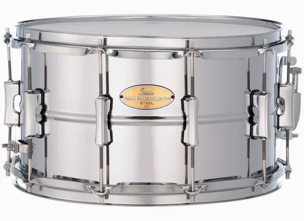 Pearl 14"x08" Primal Col. Steel SD vooraanzicht
