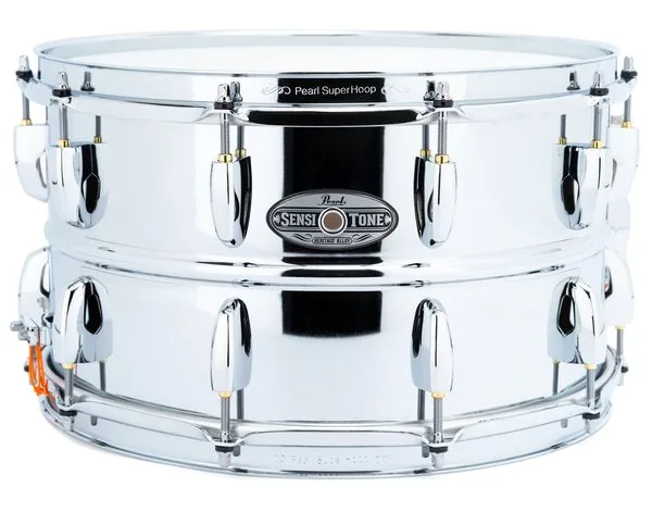 Pearl 14"x08" Sensitone Steel vooraanzicht