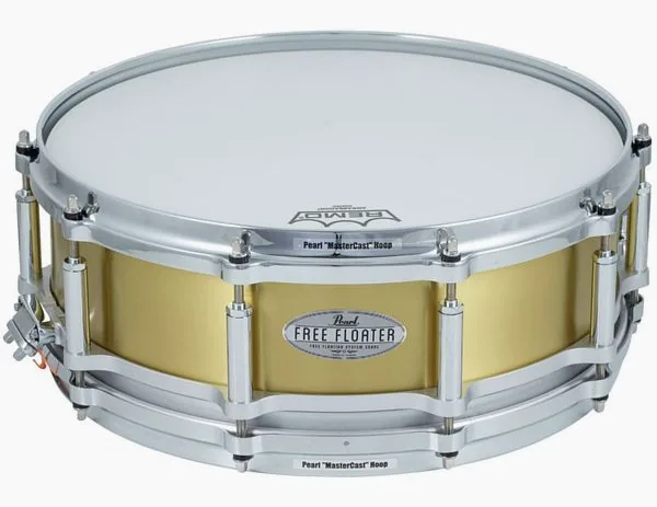 Pearl 14"x5" Free Floating Brass vooraanzicht