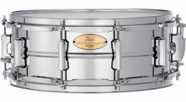 Pearl 14"x5,5" Primal Col. Steel SD vooraanzicht