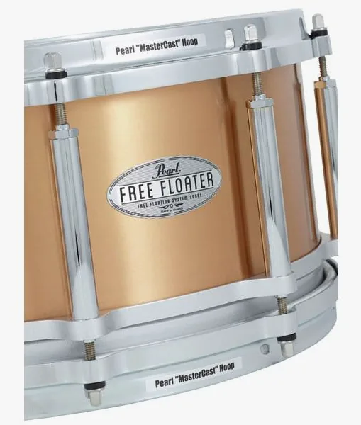 Pearl 14"x6,5" Free Floating Bronze detail 4