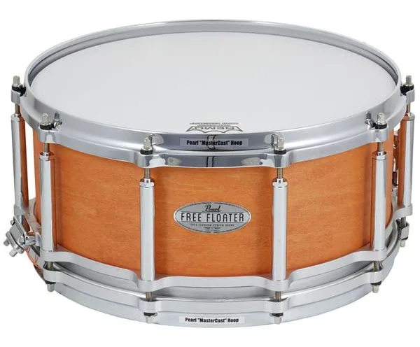 Pearl 14"x6,5" Free Floating Snare vooraanzicht