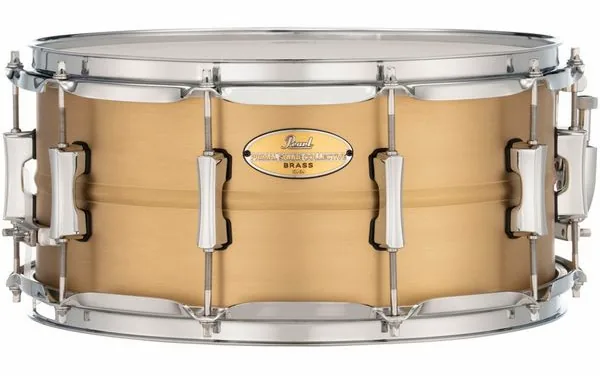 Pearl 14"x6,5" Primal Col. Brass SD vooraanzicht