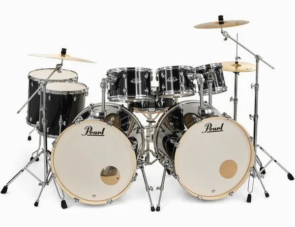 Pearl 22" Export Double Bass Set JB vooraanzicht
