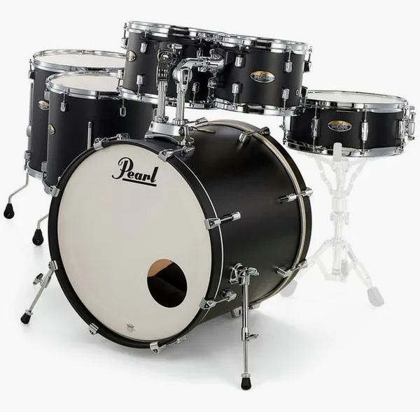 Pearl Decade M. 6pcs Shell Pack S.BK vooraanzicht