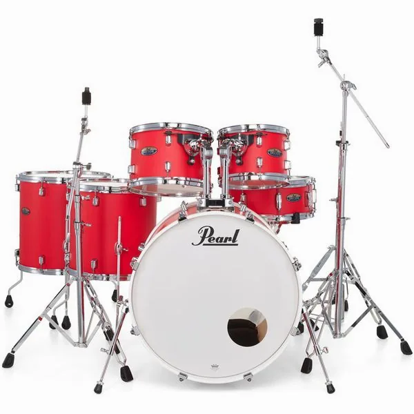 Pearl Decade Maple 6pc Racing Red detail 3