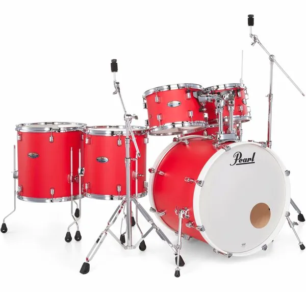 Pearl Decade Maple 6pc Racing Red detail 4