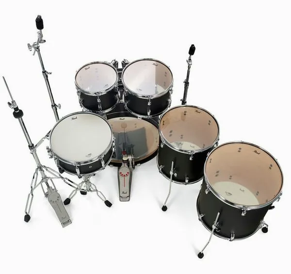 Pearl Decade Maple 6pc Satin Black detail 5