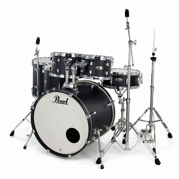 Pearl Decade Maple 6pc Satin Black vooraanzicht