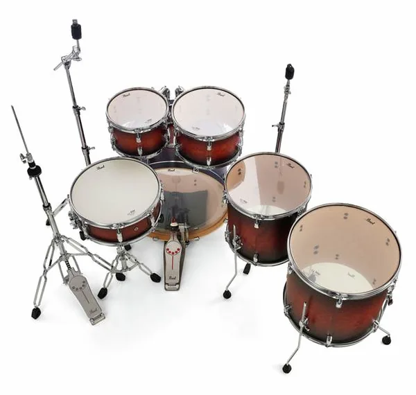Pearl Decade Maple 6pc Satin Brown detail 5