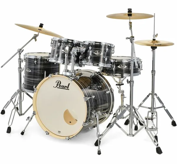 Pearl Export 20" Studio G.Silver vooraanzicht