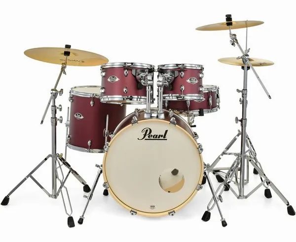 Pearl Export 20" Studio Sat. Scarlet detail 3