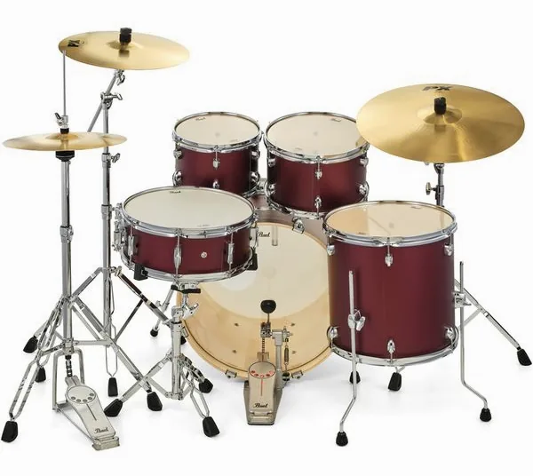 Pearl Export 20" Studio Sat. Scarlet detail 5