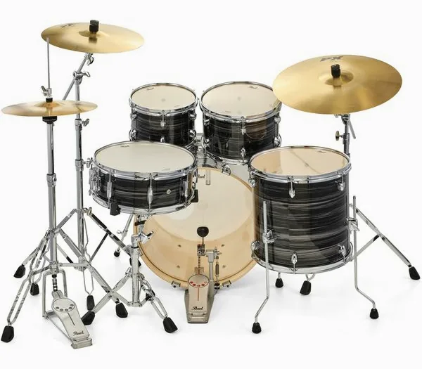 Pearl Export 22" Rock G.Silver detail 4